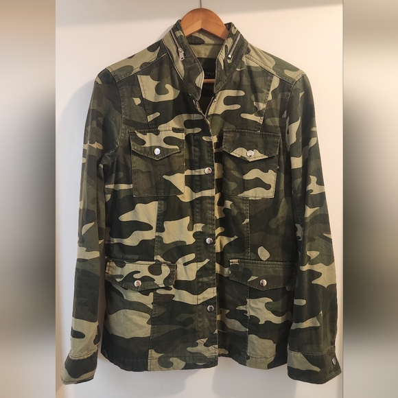 Love Tree Women's Camouflage Lightweight Cinch Waist Jacket Size Large NWOT - Picture 1 of 8
